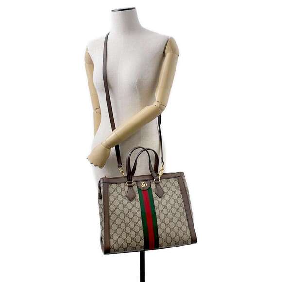 Gucci Ophidia GG Supreme Shoulder Bag Tote - Picture 5 of 11